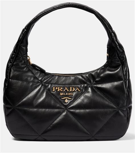 prada medium quilted leather shoulder bag|Prada leather shoulder bag vintage.